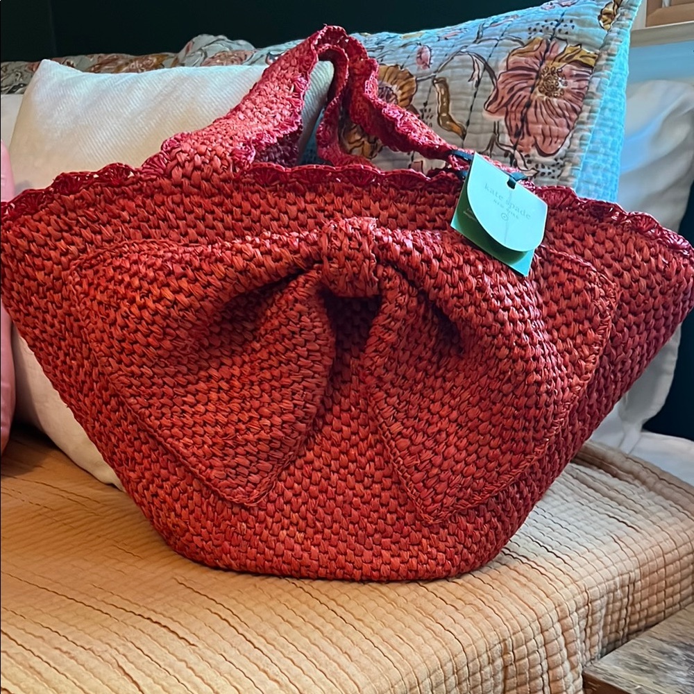 Kate Spade x Target Woven Tote Bag